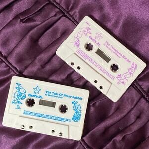 Carl's Jr. Cassette Tapes Vintage Peter Rabbit Chicken Little Velveteen Rabbit